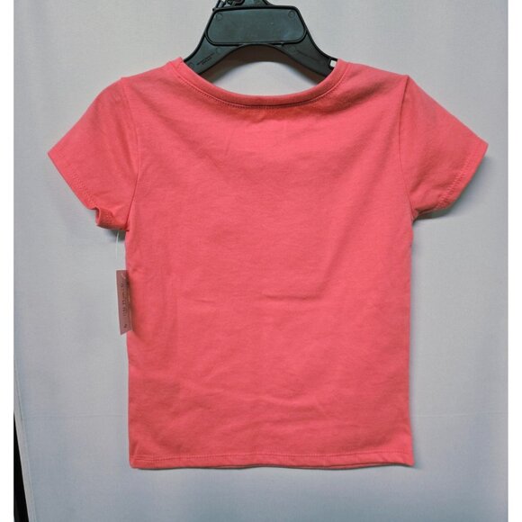 NWT Girls Coral Pink “Happiness” Graphic Tee – Size 3T - Picture 2 of 3